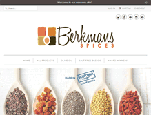 Tablet Screenshot of berkmansspices.com